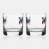 Moederdag Custom 3 Fotocollage Whisky Glas (Rechts)