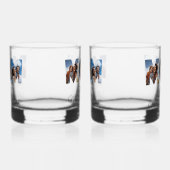 Moederdag Custom 3 Fotocollage Whisky Glas (Links)
