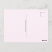 Moederdag Custom Foto Roze Hart Lijst Briefkaart (Achterkant)