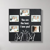 Moederdag Custom Photo Canvas (Voorkant)