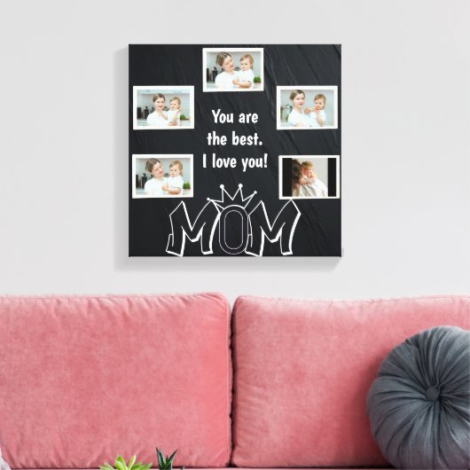 Moederdag Custom Photo Canvas (Insitu (Woonkamer))