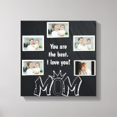 Moederdag Custom Photo Canvas Afdruk (Voorkant)