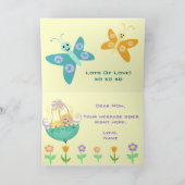 Moederdag Custom Photo Wenskaart Kaart (Binnen)