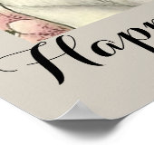 Moederdag Cute Akita inu Dog Mama Poster (Hoek)