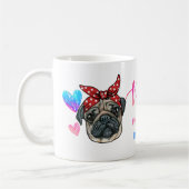 Moederdag Cute Dog Ma Hondenliefhebber Gift Koffiemok (Links)