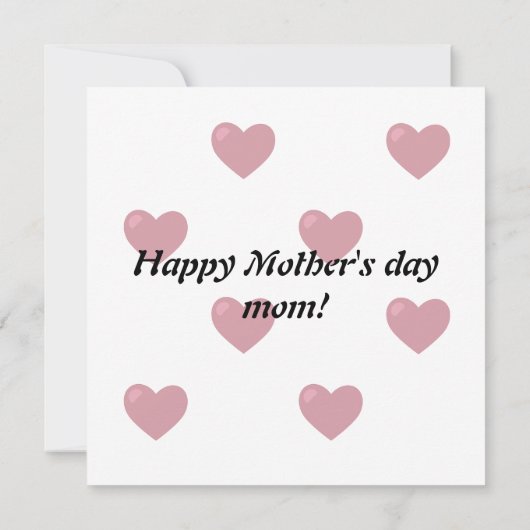 Moederdag Cute Grappige Koe Custom bloemstuk Kaart (Achterkant)