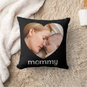 moederdag cute hart foto kussen (Deken)