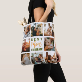 Moederdag Cute Trendy Collage Familie Boodschappen Tote Bag