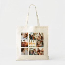 Moederdag Cute Trendy Collage Familie Boodschappen Tote Bag