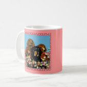 Moederdag Dachshunds Koffiemok (Voorkant links)