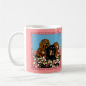 Moederdag Dachshunds Koffiemok (Links)