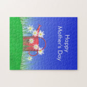 Moederdag Daisies and Watering Can Legpuzzel (Horizontaal)