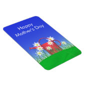 Moederdag Daisies and Watering Can Magneet (Rechterzijde)