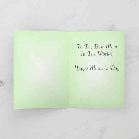 Moederdag Daisy Kaart (Binnen)