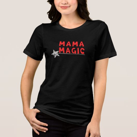 Moederdag dames t-shirts, verjaardag dames Tri-Blend shirt (Voorkant)