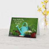 Moederdag Daughter - Kruiden/Bloemen/Tuinieren Kaart (Gele Bloem)