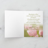 Moederdag Daughter - Tulpen Kaart (Binnen)