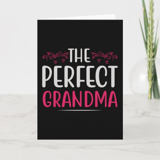 Moederdag - De Perfecte Oma Kaart (Voorkant)