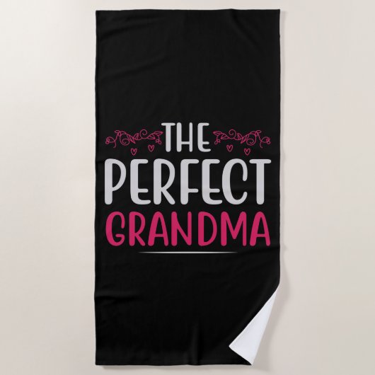 Moederdag - De perfecte oma Strandlaken (Voorkant)