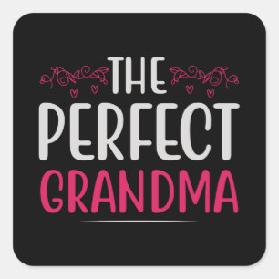 Moederdag - De perfecte oma Vierkante Sticker