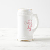 Moederdag decoratieve aandenken cadeau bierpul (Voorkant rechts)