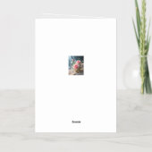 Moederdag Delicate roze rozen en witte madeliefjes Folie Wenskaart (Achterkant)