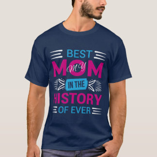 Moederdag design familie t-shirt