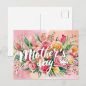 Moederdag Design Feestdagenkaart (Voorkant / Achterkant)