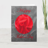 Moederdag Dianthus rode bloem Kaart (Voorkant)