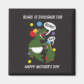 Moederdag Dinosaur Daughter Funny personaliseren Magneet (Voorkant)