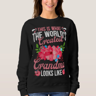 Moederdag Dit is 's werelds grootste oma look Trui