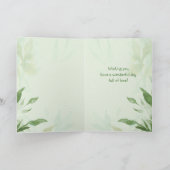 Moederdag Dochter Chickadee Garden Bird Kaart (Binnen)