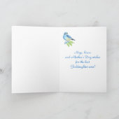 Moederdag-dochter Oostelijke Bluebird Feestdagen Kaart (Binnen)