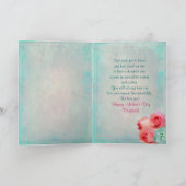 MOEDERDAG - DOCHTER - ROZE ROZEN KAART (Binnen)