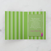 Moederdag, dochter, tropische vogelfusie kaart (Binnen)