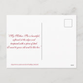 Moederdag Dochters Roestieke Rozen Bloemig Groen Feestdagenkaart (Achterkant)