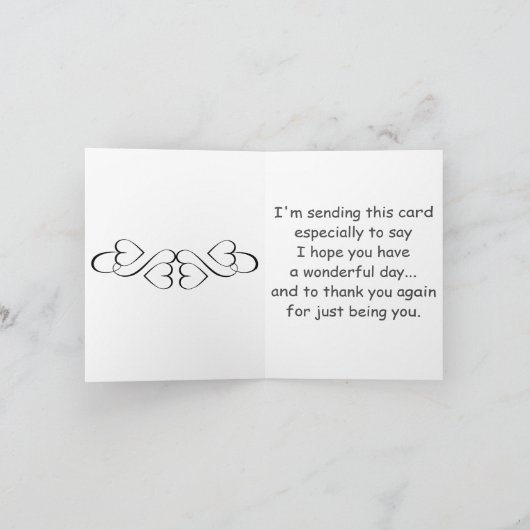 Moederdag Doodle Kaart (Binnen)