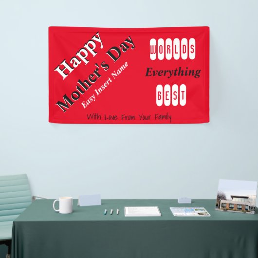 Moederdag Easy Tailor Spandoek (Beurs)