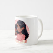 Moederdag - Een moeder en haar dochter Koffiemok (Voorkant rechts)