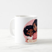 Moederdag - Een moeder en haar dochter Koffiemok (Voorkant links)