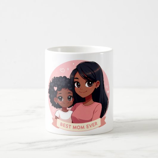 Moederdag - Een moeder en haar dochter Koffiemok (Center)