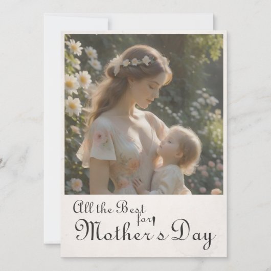 Moederdag - Een tedere tuin omhelzing (Voorkant)