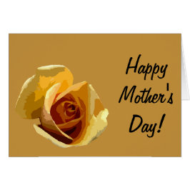 Moederdag, eengele rozen, Wenskaart