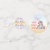 Moederdag eenhoorn-themafeest confetti (Voorkanten)