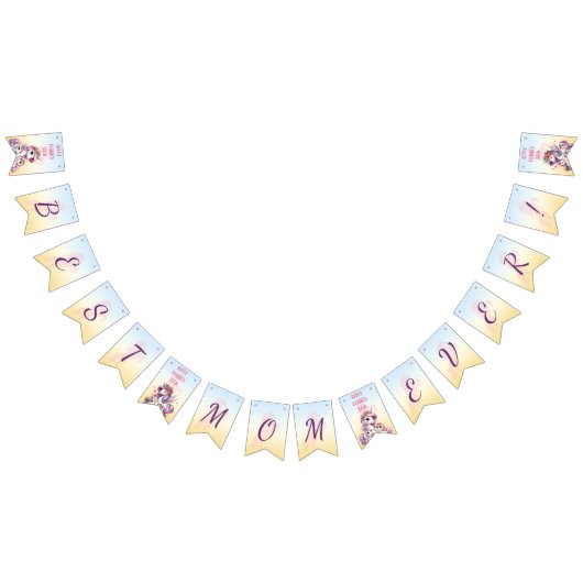 Moederdag eenhoorn-themafeest vlaggetjes (Alle)