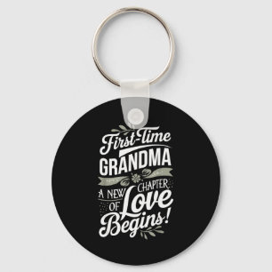Moederdag Eerste Keer Oma Schattig Nieuw Oma Sleutelhanger