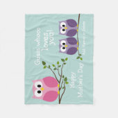 Moederdag - Eigenaars van Cute Fleece Deken (Voorkant)