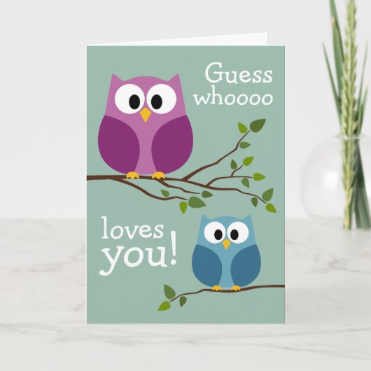 Moederdag - Eigenaars van Cute Kaart (Voorkant)