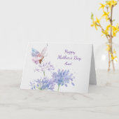 Moederdag Elegant Garden Butterfy tante Kaart (Gele Bloem)