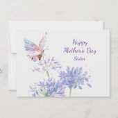 Moederdag Elegant Garden Butterfy Zister Kaart